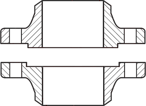 Large Male and Female flanges